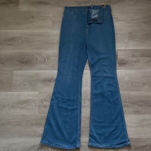 Fashion Nova Classic Blue Flare Jeans
